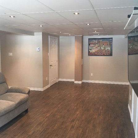 Rénovation sous-sol